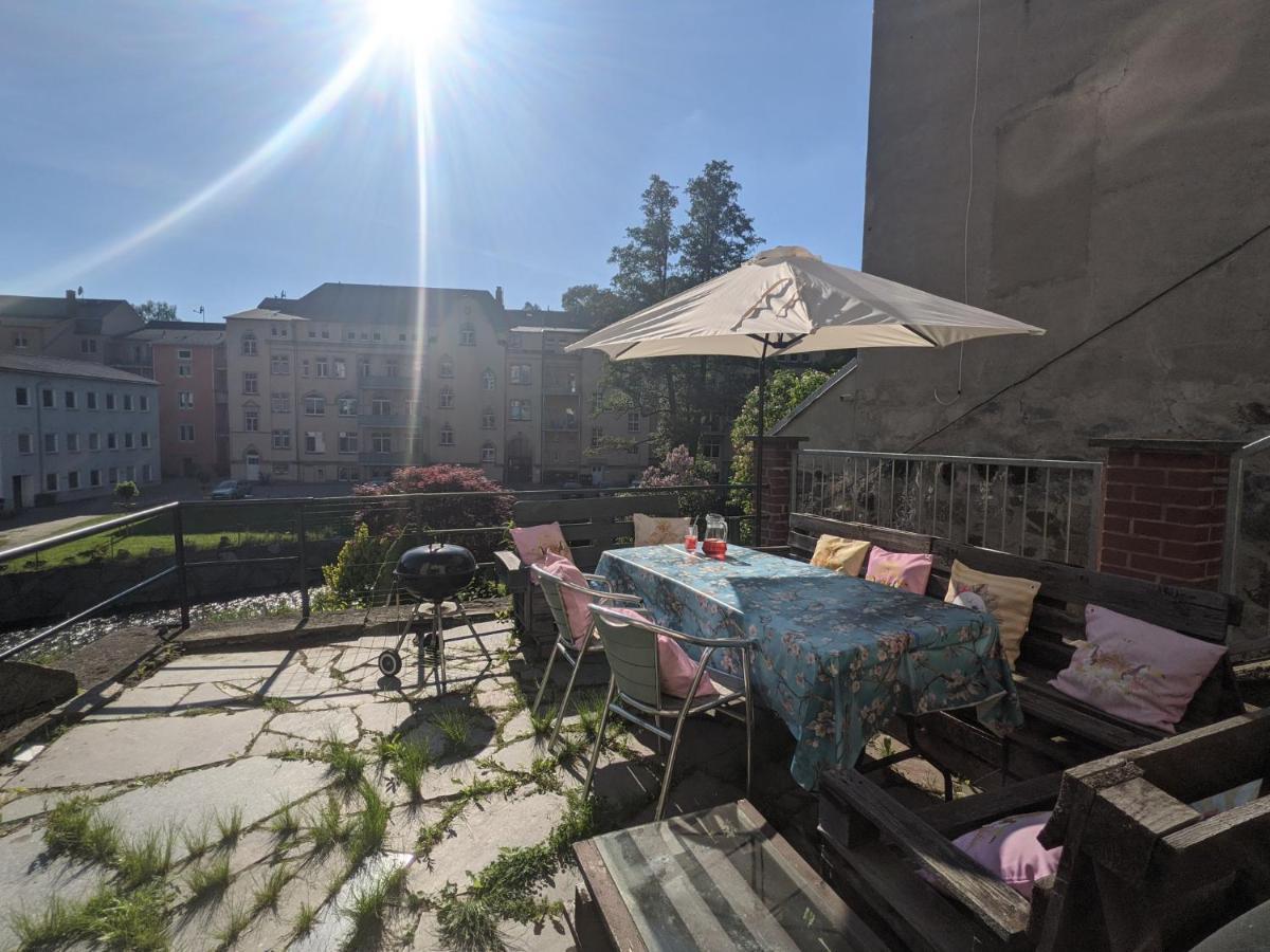 Urlaubstraum Mit Pool, Terrasse & Fluss Im Garten - Ut Apartment Sebnitz Exterior foto