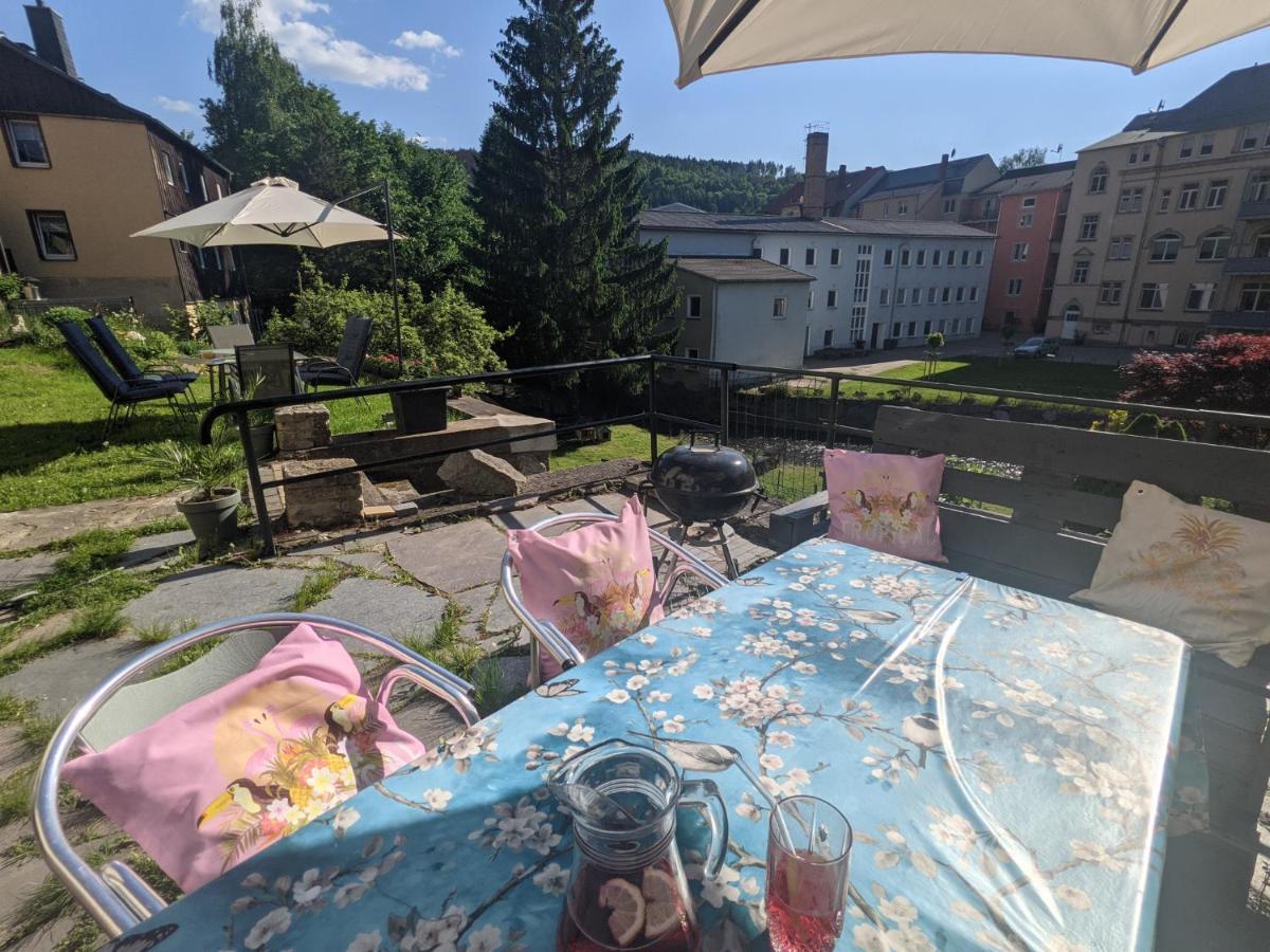 Urlaubstraum Mit Pool, Terrasse & Fluss Im Garten - Ut Apartment Sebnitz Exterior foto