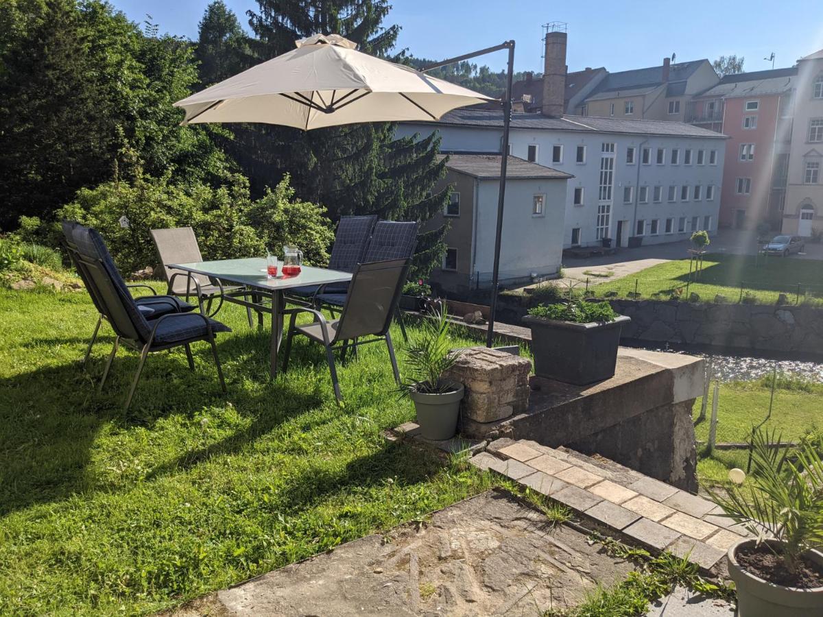 Urlaubstraum Mit Pool, Terrasse & Fluss Im Garten - Ut Apartment Sebnitz Exterior foto