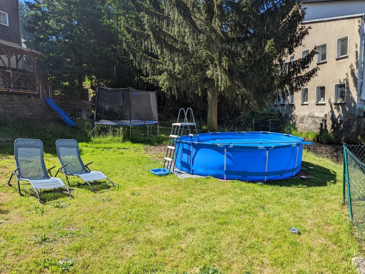 Urlaubstraum Mit Pool, Terrasse & Fluss Im Garten - Ut Apartment Sebnitz Exterior foto
